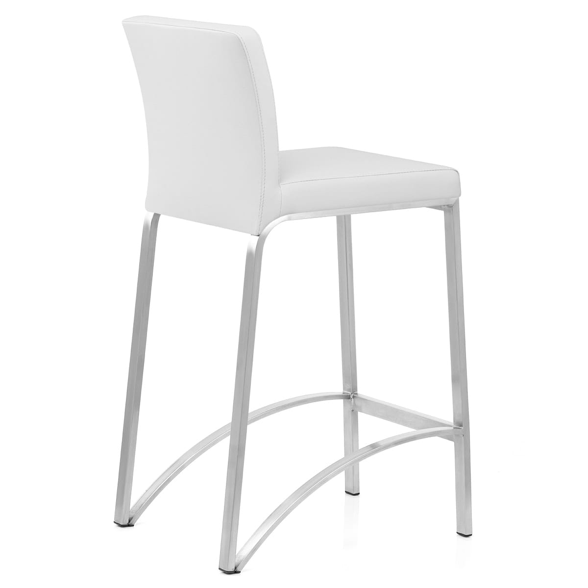 Leah Brushed Stool White