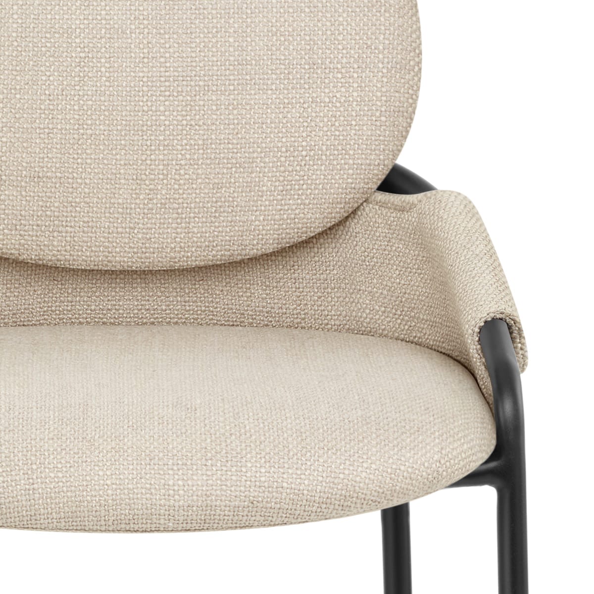 Levante Bar Stool Beige Fabric