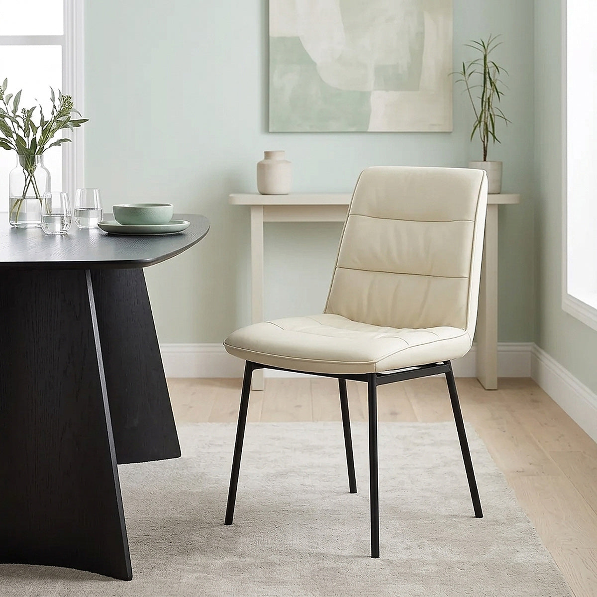 Lewis Dining Chair Cream