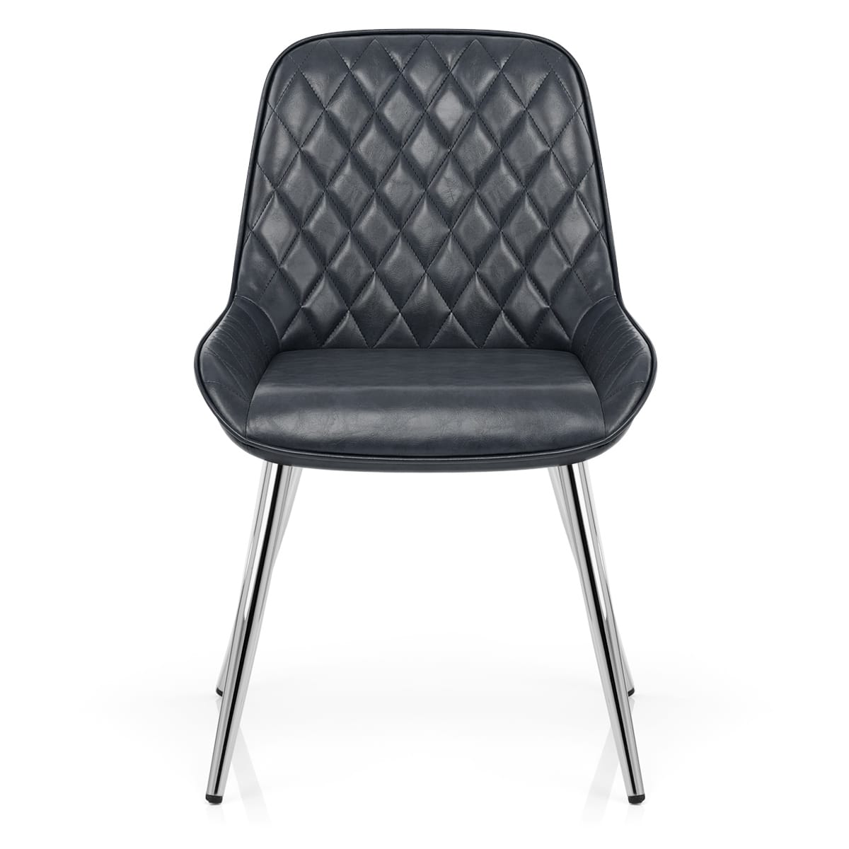 Lincoln Chrome Chair Antique Slate