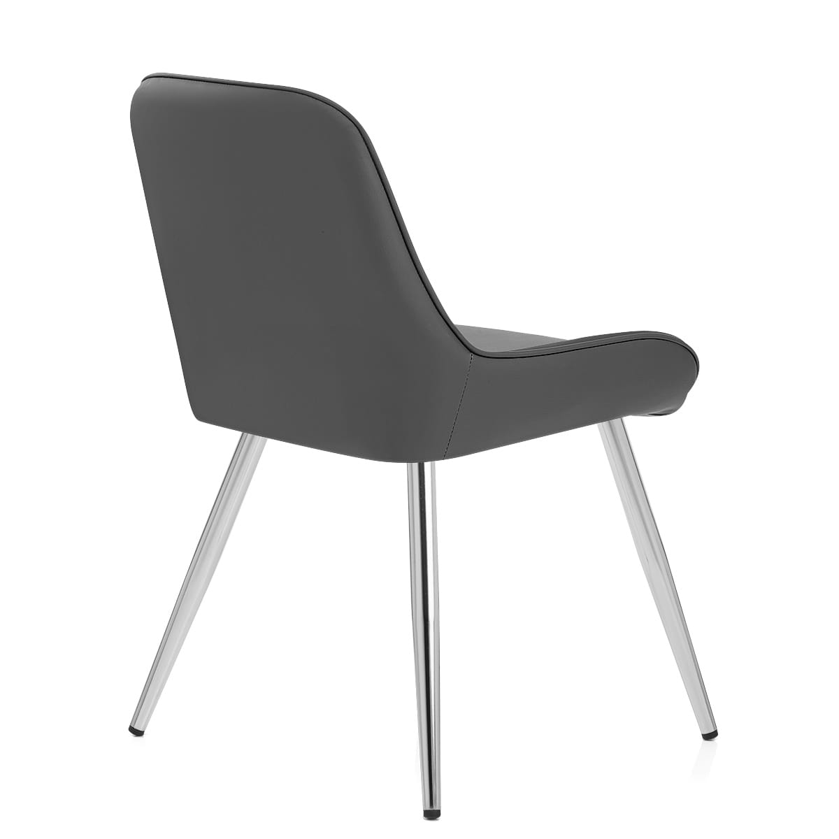 Lincoln Chrome Chair Grey