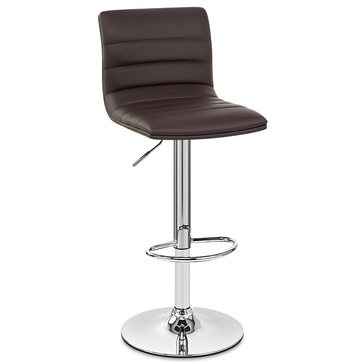 Linear Bar Stool Brown