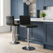 Linear Bar Stool Black