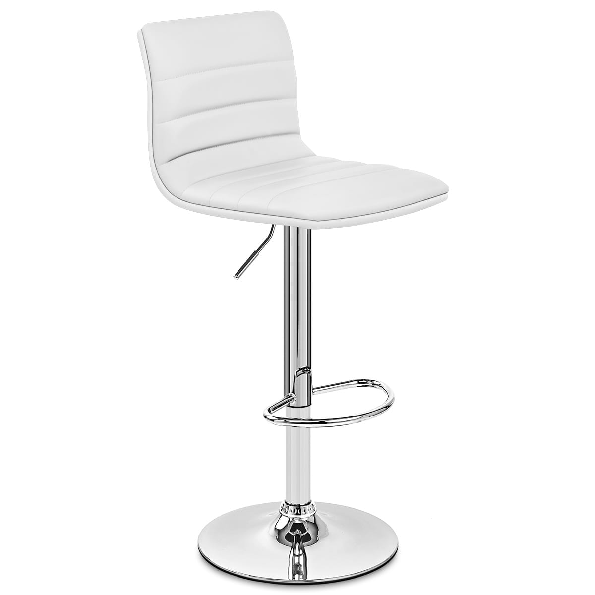 Linear Bar Stool White