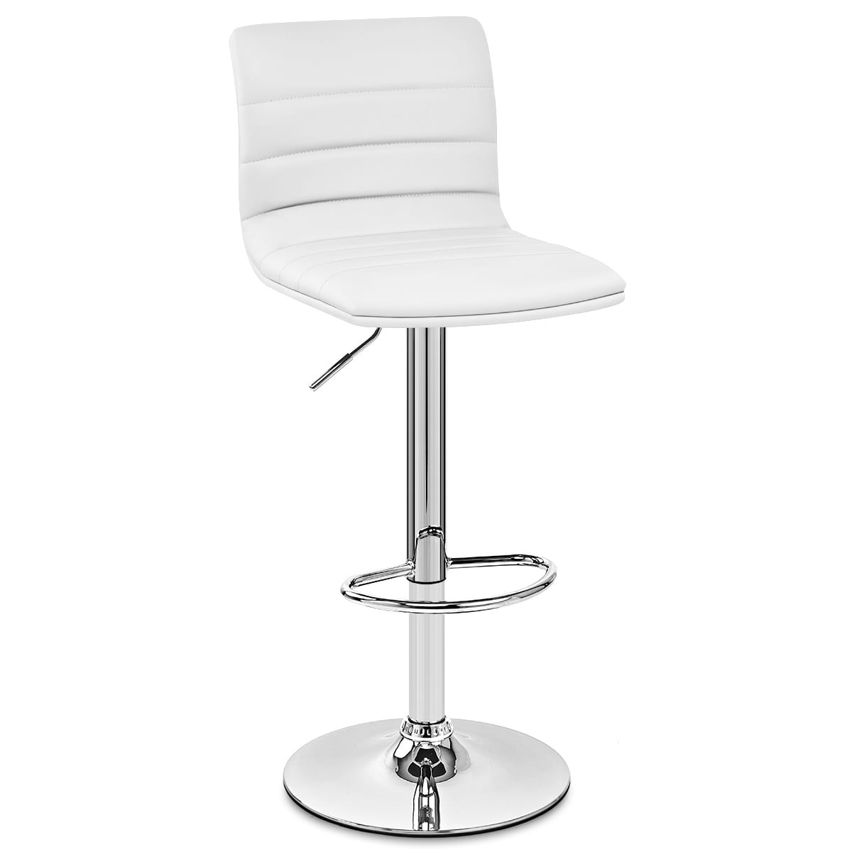 Linear Bar Stool White
