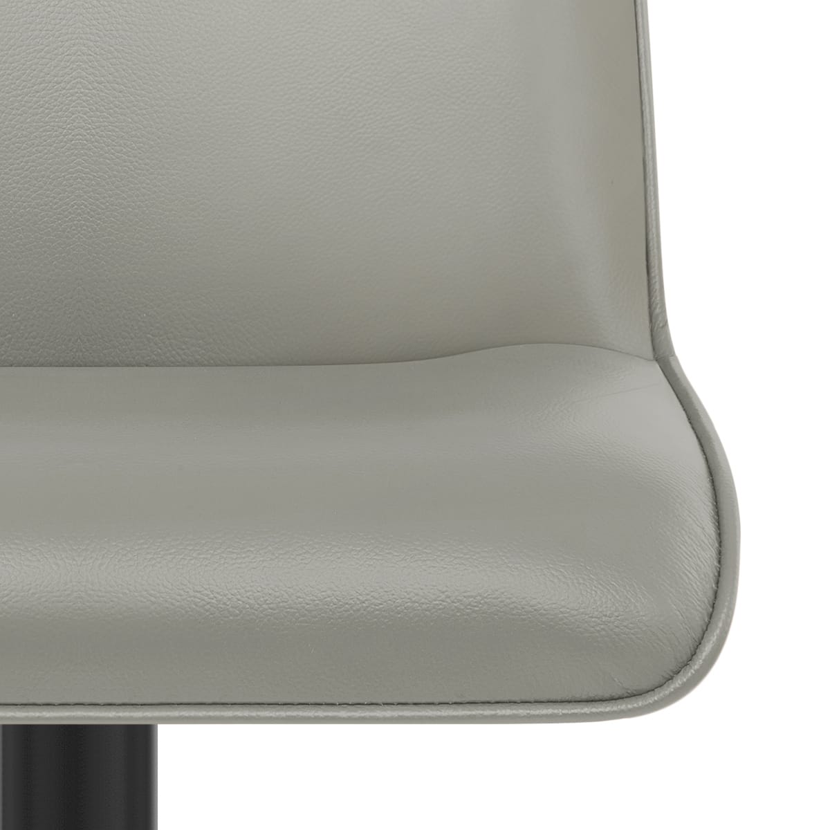 Lola Real Leather Bar Stool Grey