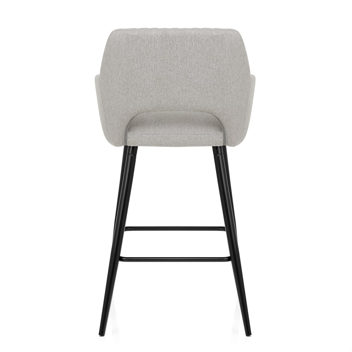 Lopez Bar Stool Grey Fabric