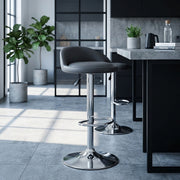 Lulu Bar Stool Grey