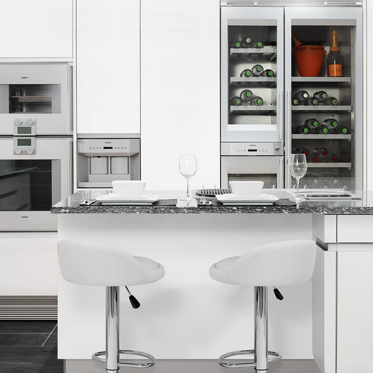 Lulu Bar Stool White