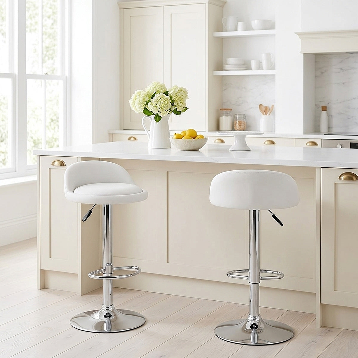 Lulu Bar Stool White