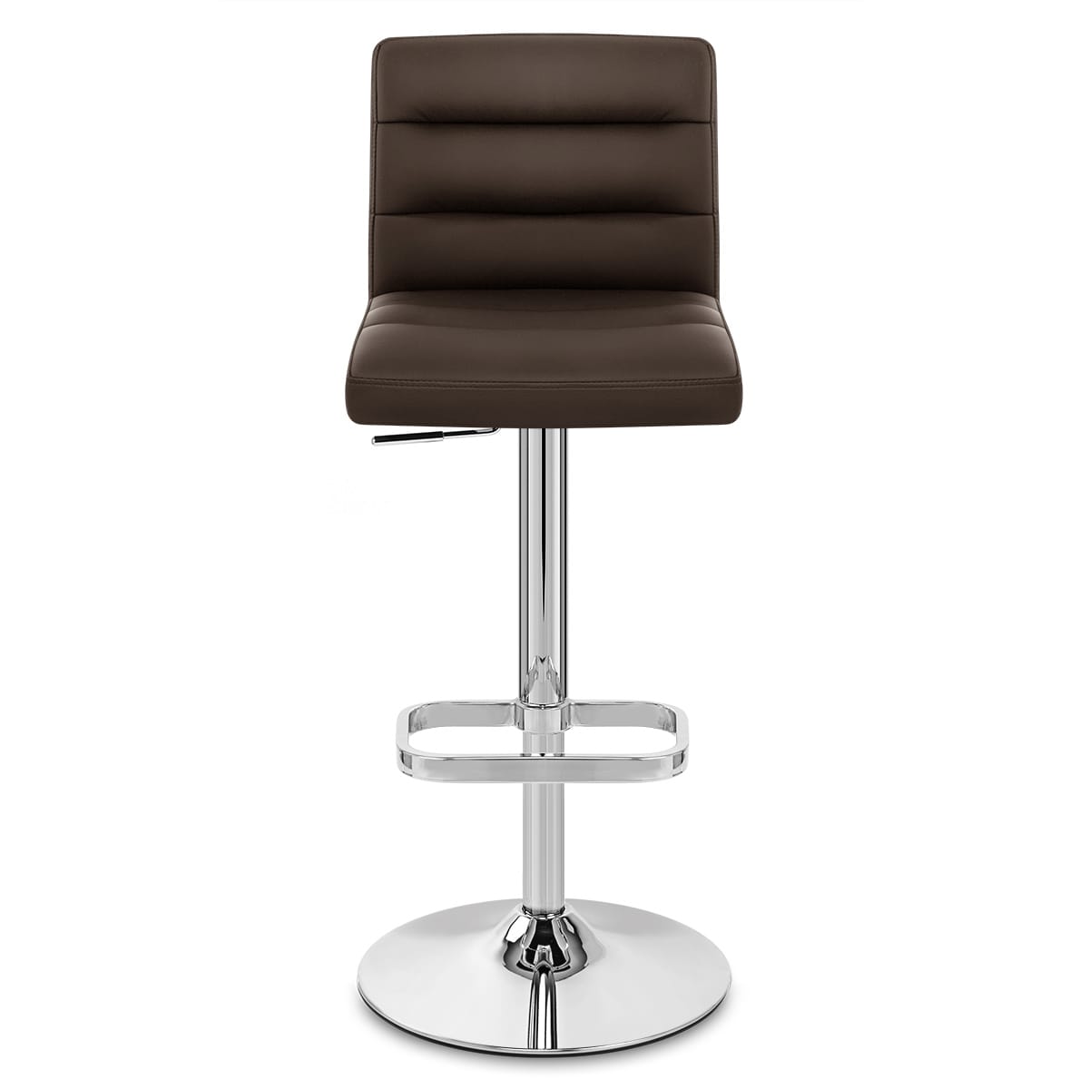 Lush Chrome Stool Brown
