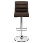 Lush Chrome Stool Brown