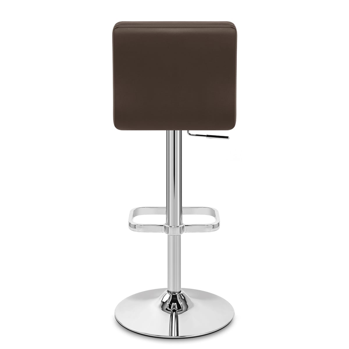 Lush Chrome Stool Brown