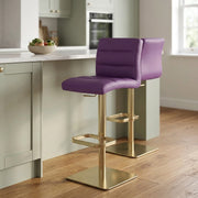 Lush Gold Stool Purple