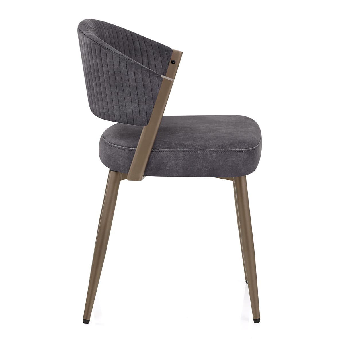 Lusso Dining Chair Black Velvet
