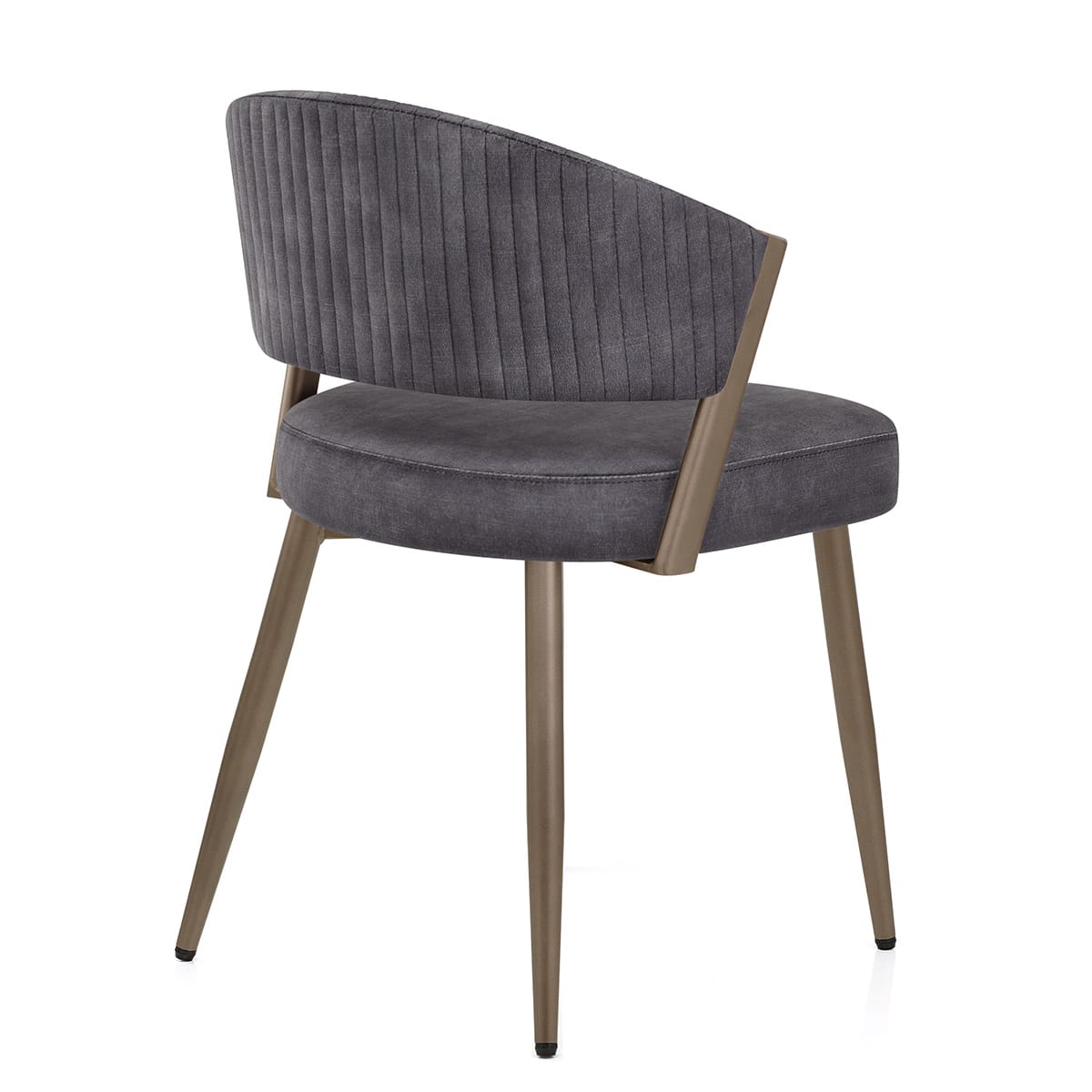 Lusso Dining Chair Black Velvet