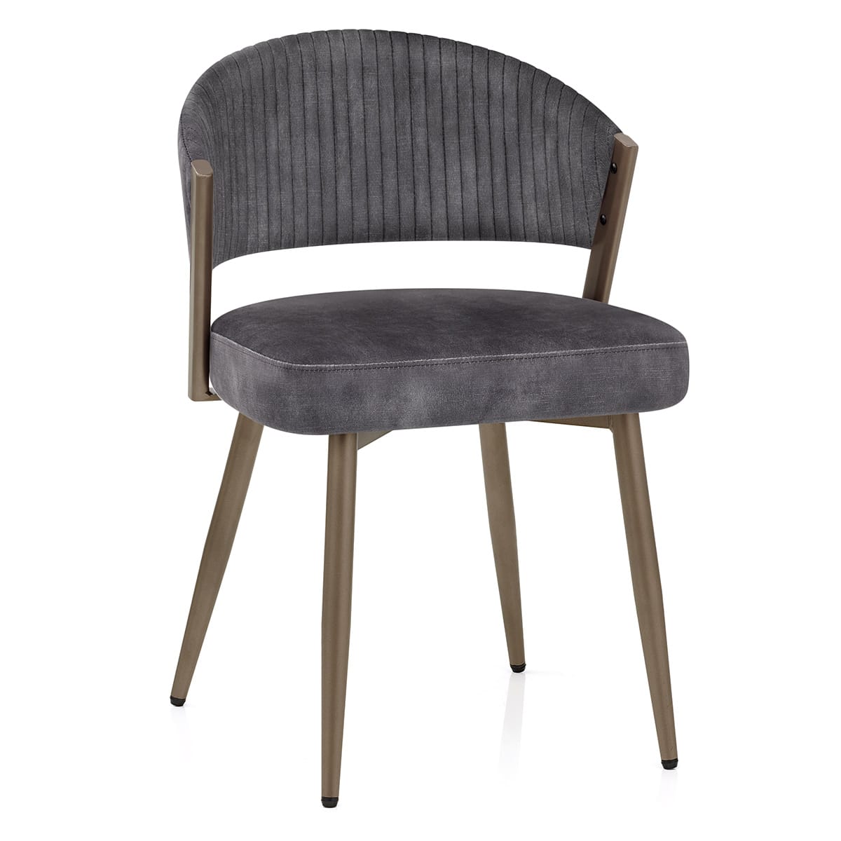 Lusso Dining Chair Black Velvet