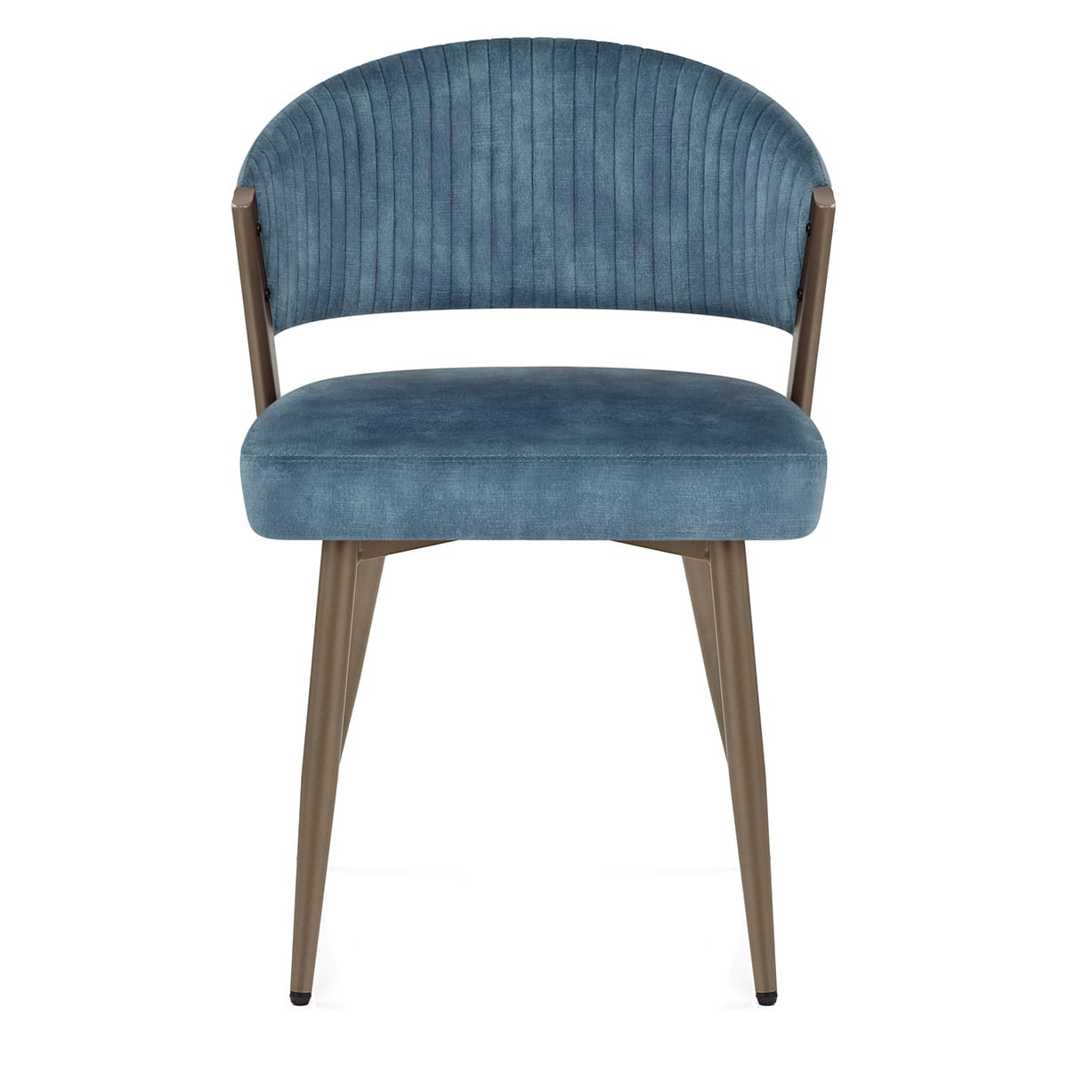 Lusso Dining Chair Blue Velvet