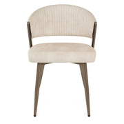 Lusso Dining Chair Cream Velvet