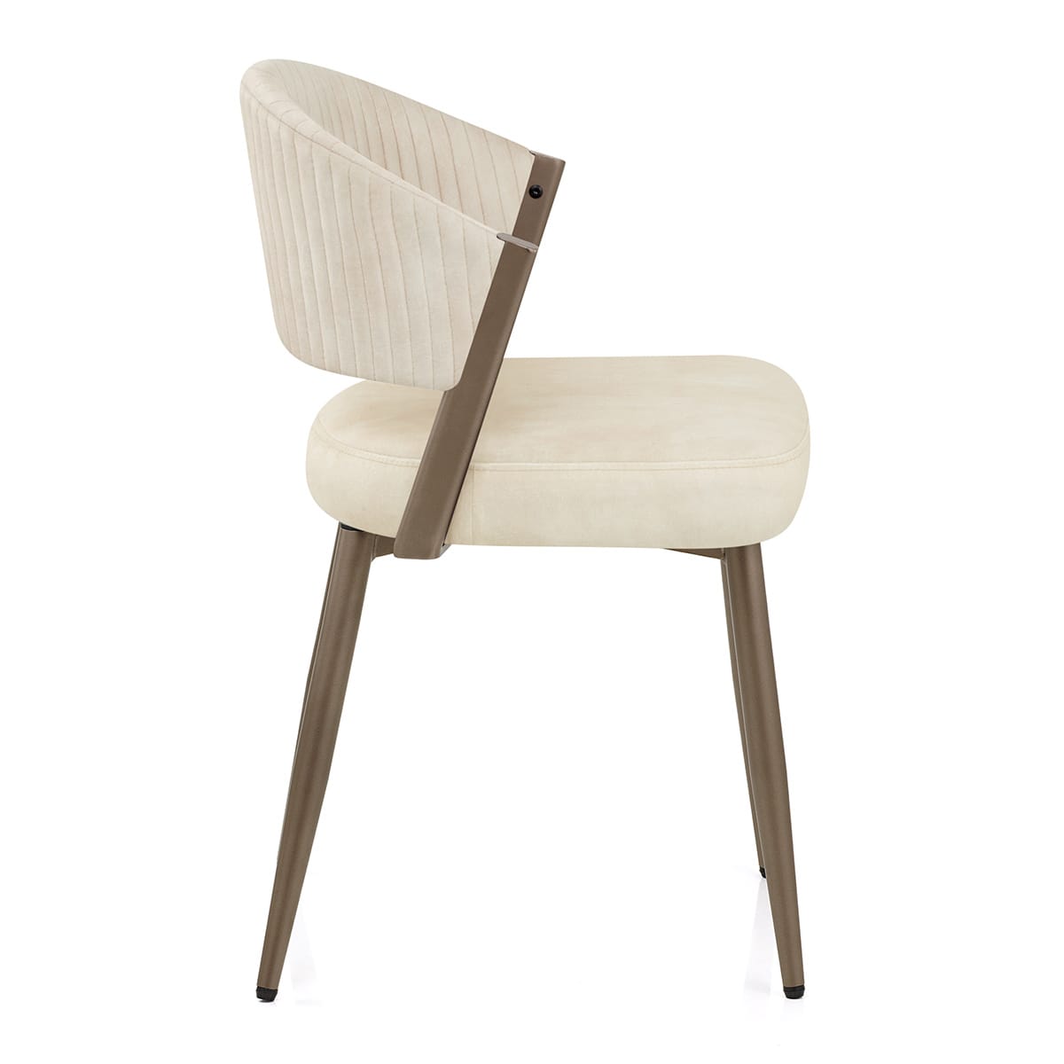 Lusso Dining Chair Cream Velvet