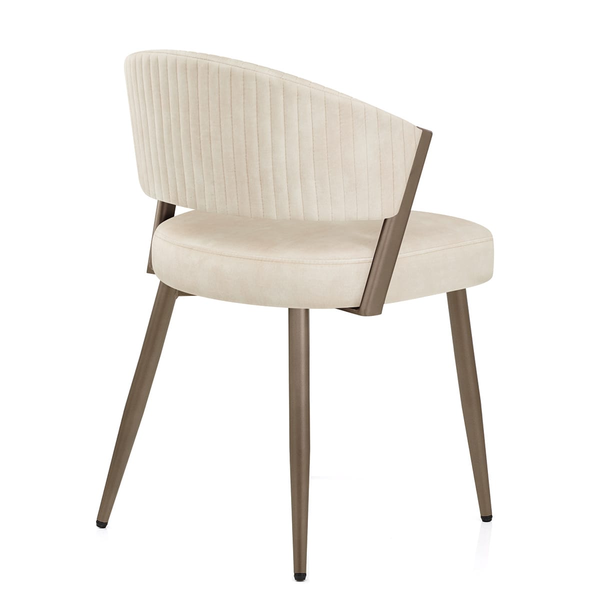 Lusso Dining Chair Cream Velvet
