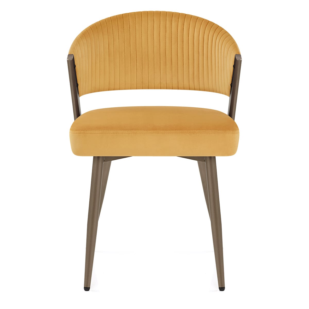Lusso Dining Chair Gold Velvet