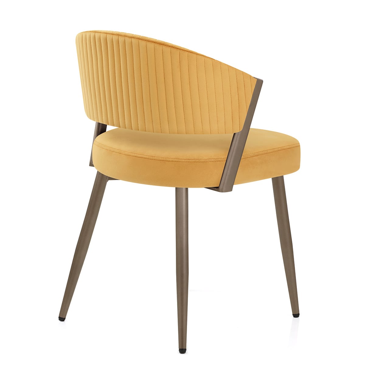 Lusso Dining Chair Gold Velvet
