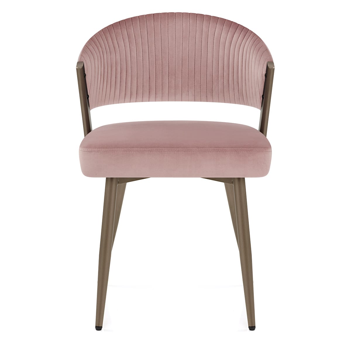 Lusso Dining Chair Pink Velvet