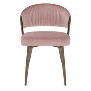 Lusso Dining Chair Pink Velvet