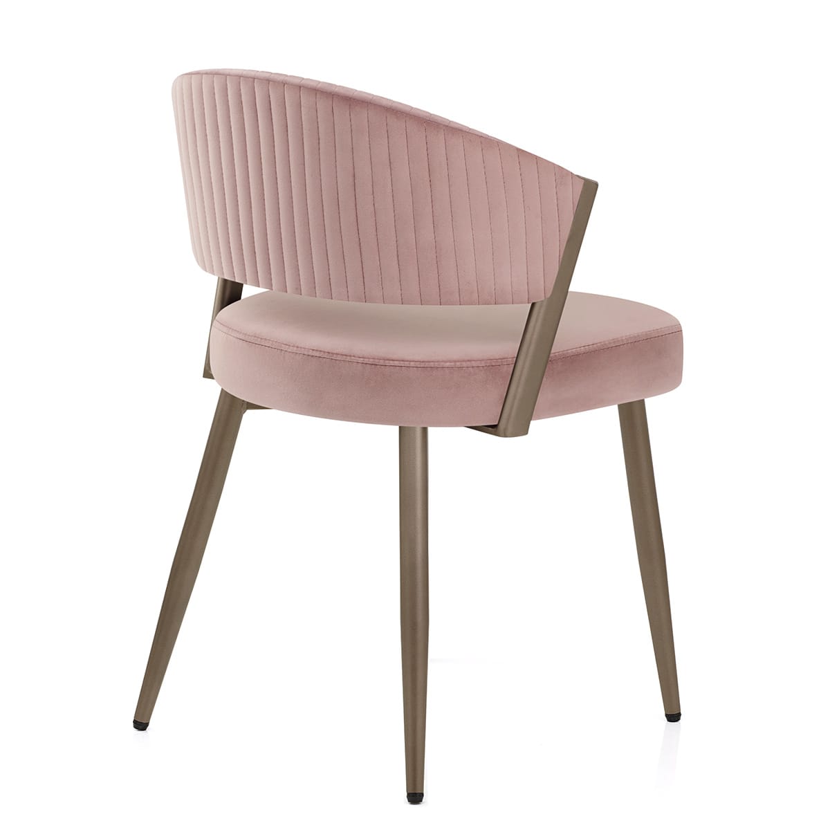 Lusso Dining Chair Pink Velvet