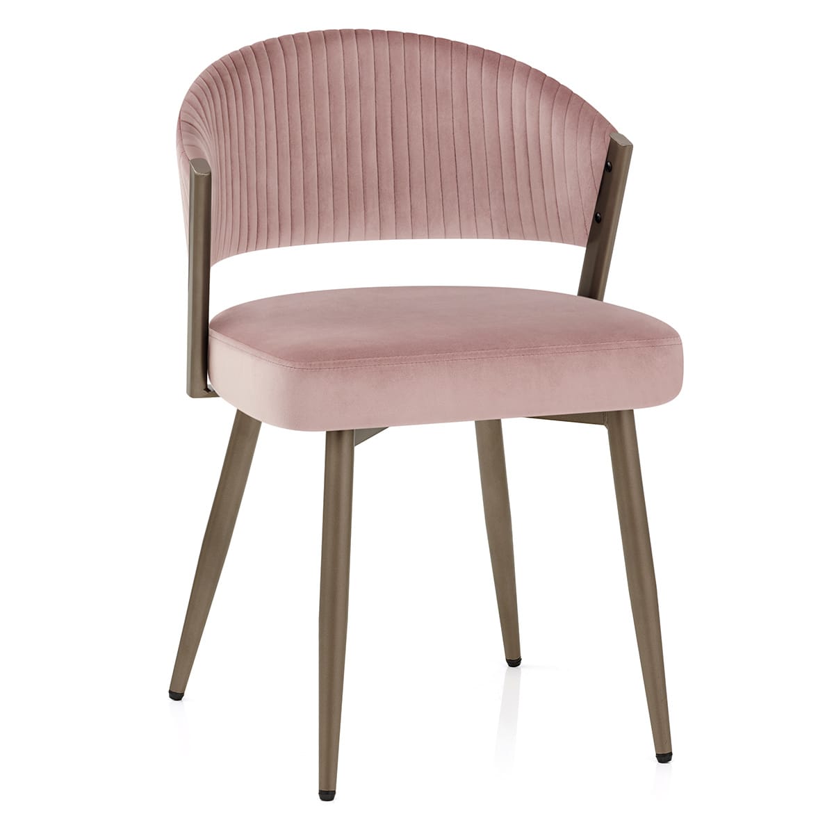 Lusso Dining Chair Pink Velvet