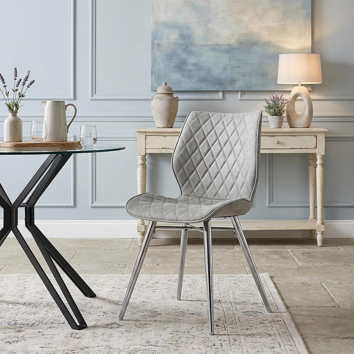 Lux Dining Chair Antique Grey