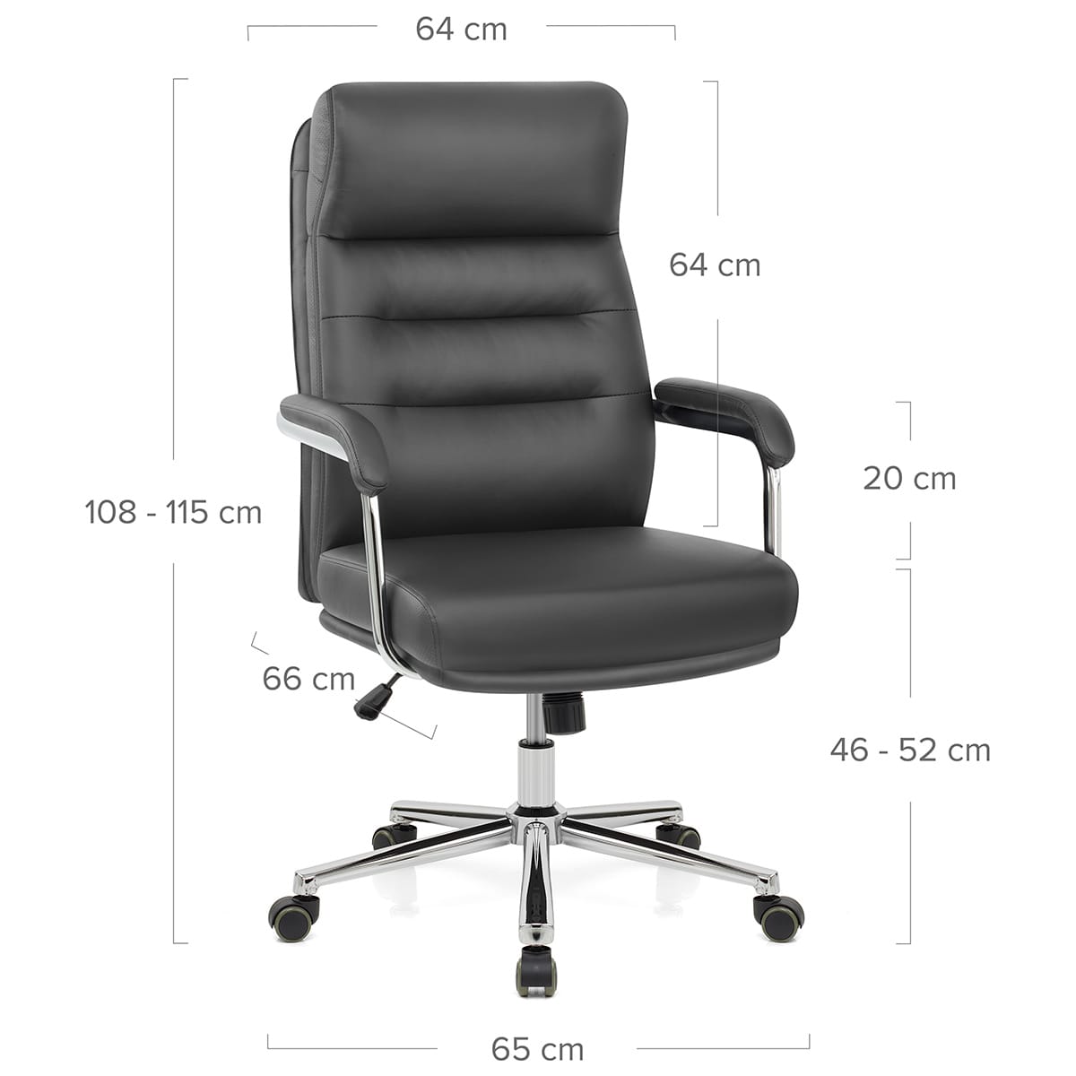Lyon Office Chair Grey