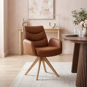 Madrid Real Leather Armchair Tan