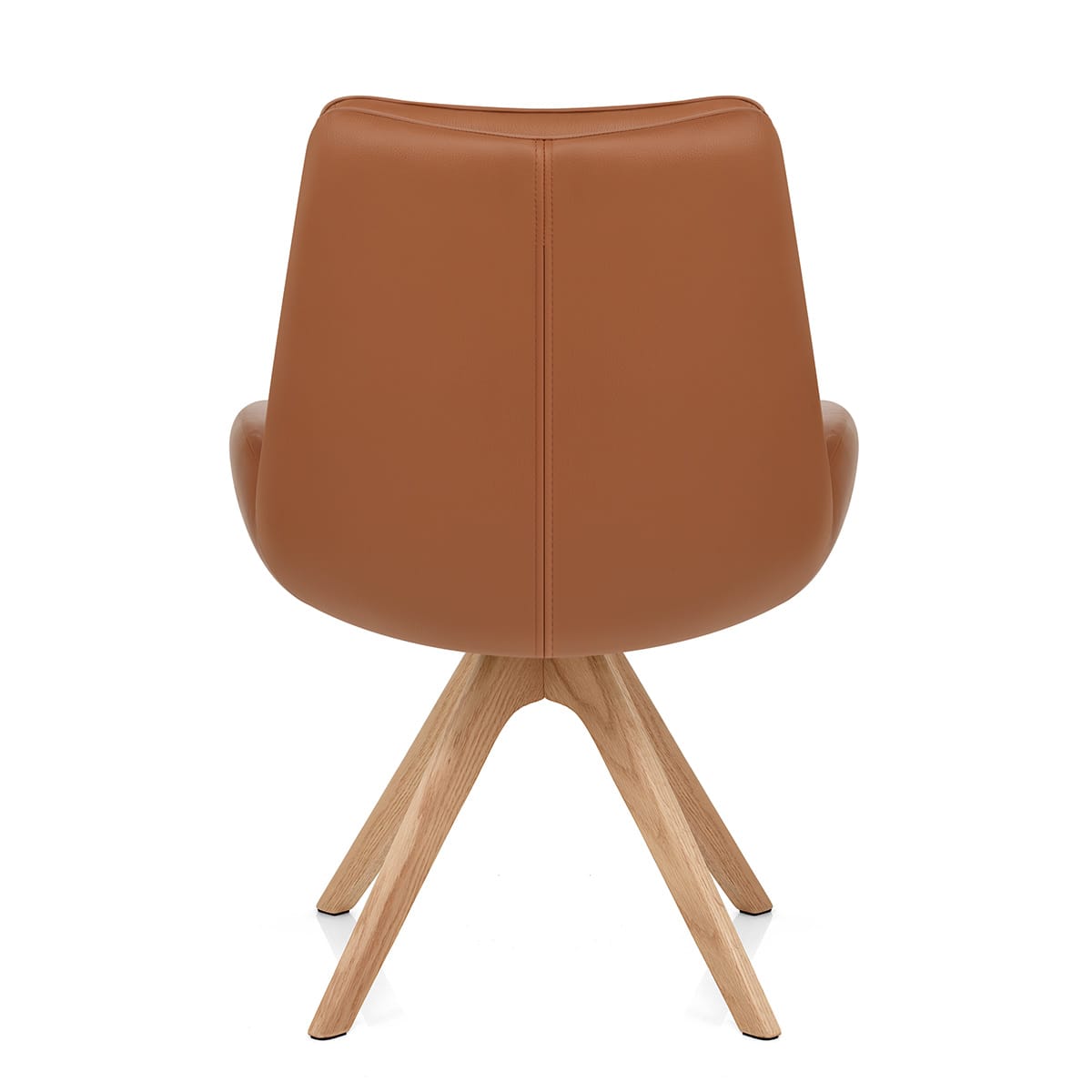 Madrid Real Leather Dining Chair Tan