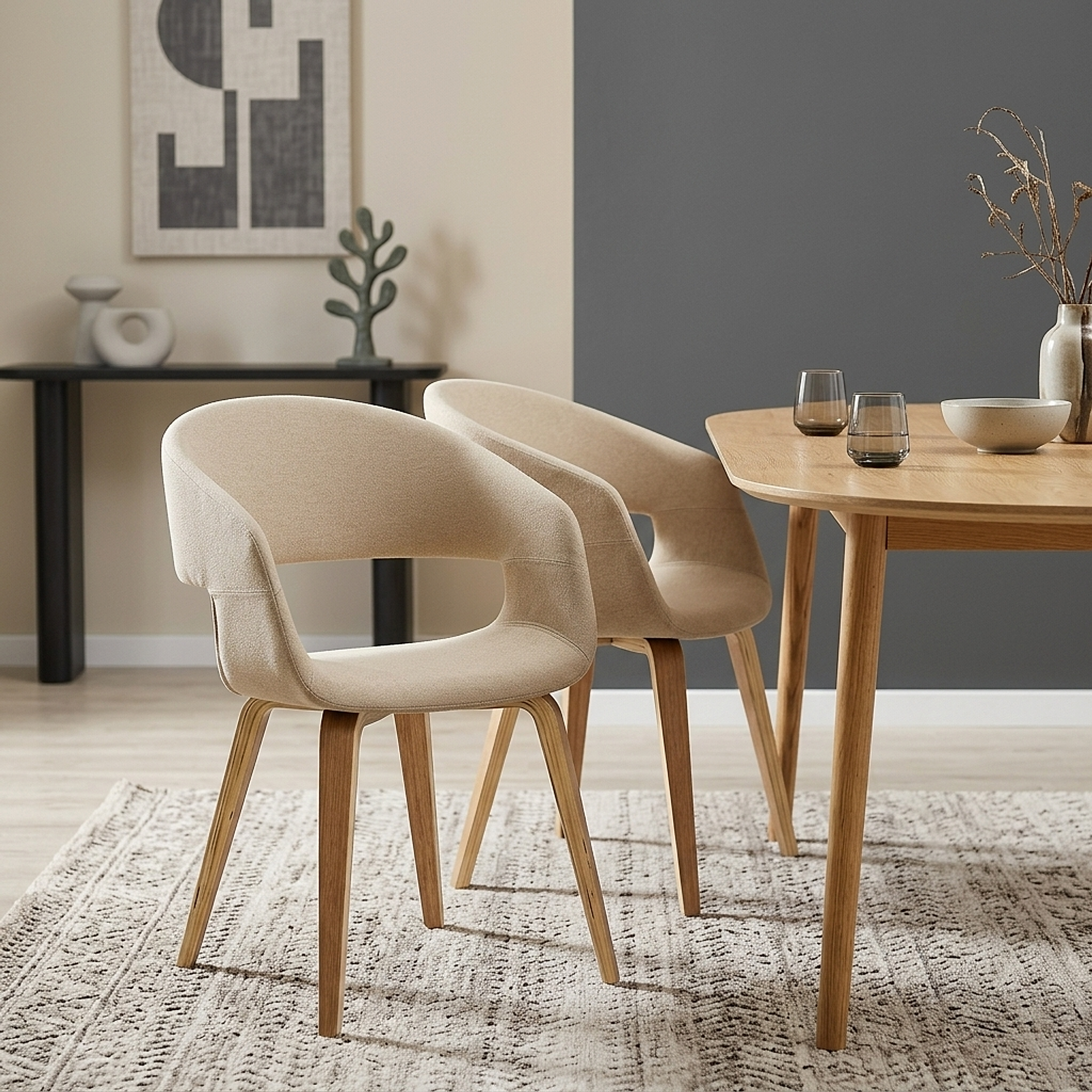 Marcus Dining Chair Beige