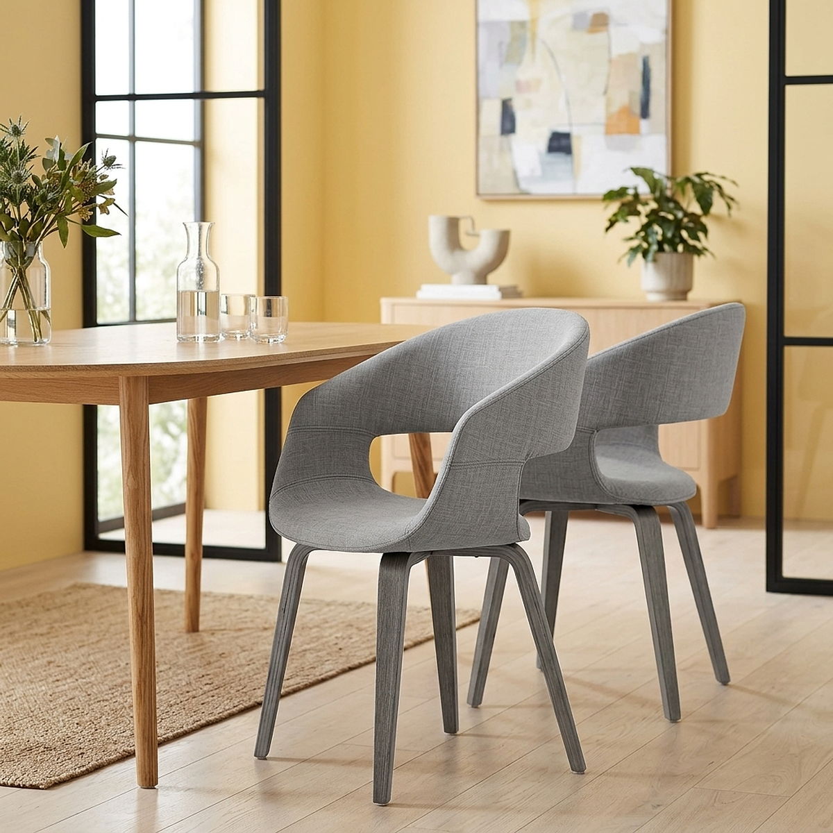 Marcus Dining Chair Light Grey