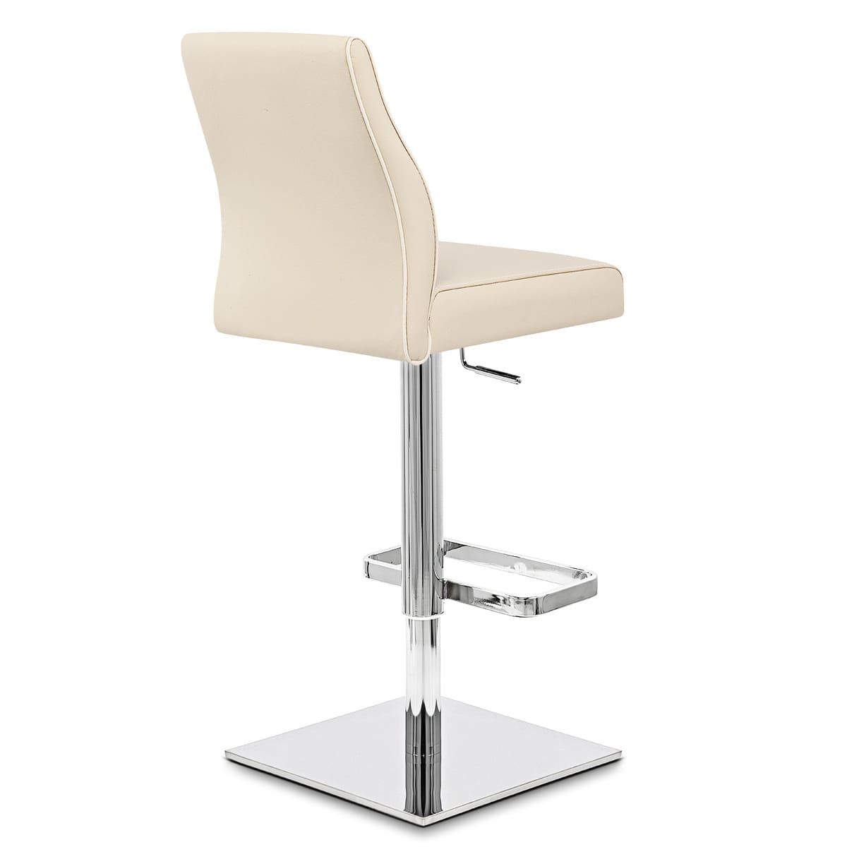 Martello Real Leather Stool Cream