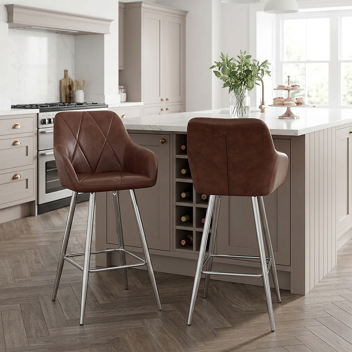 Mason Bar Stool Antique Brown