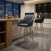 Mason Bar Stool Antique Midnight Blue