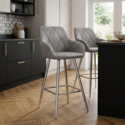 Mason Bar Stool Light Grey
