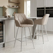 Mason Bar Stool Taupe