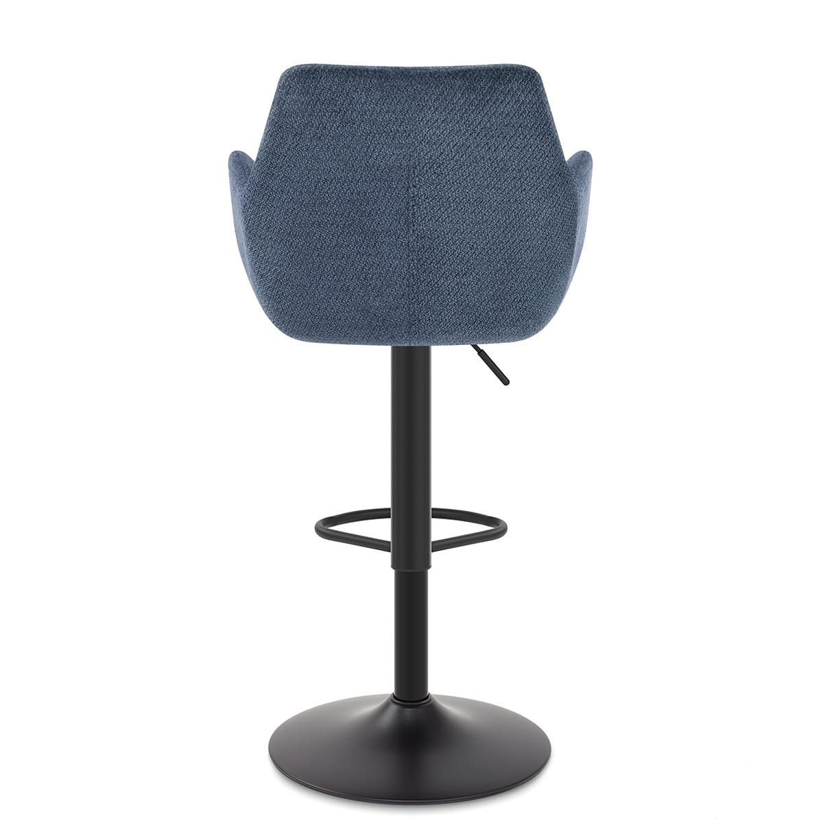 Matteo Bar Stool Blue Fabric