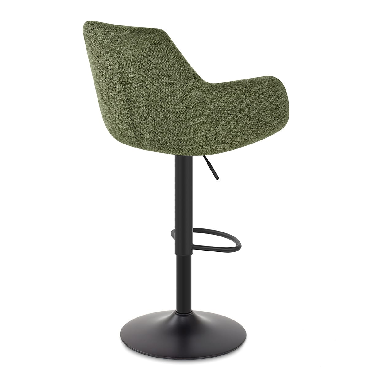 Matteo Bar Stool Green Fabric