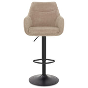 Matteo Bar Stool Tweed Fabric