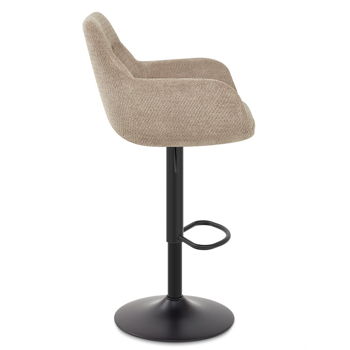 Matteo Bar Stool Tweed Fabric