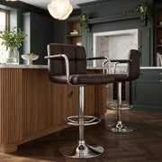 Maze Bar Stool Brown