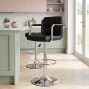 Maze Bar Stool Black