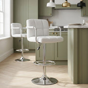 Maze Bar Stool White