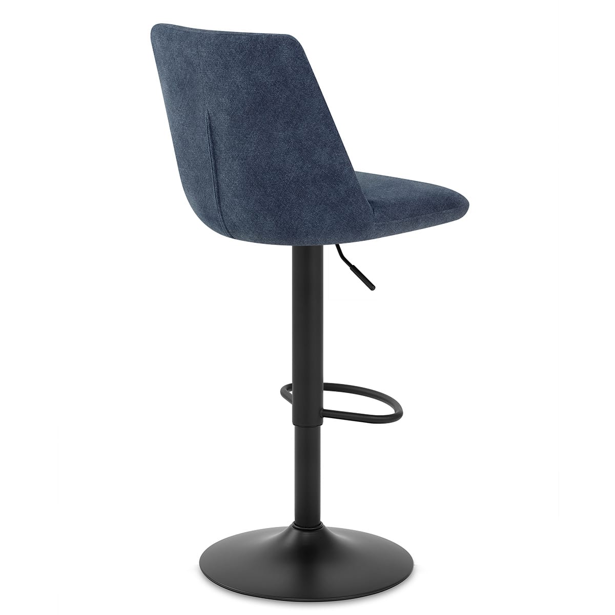 Mechu Bar Stool Blue Velvet